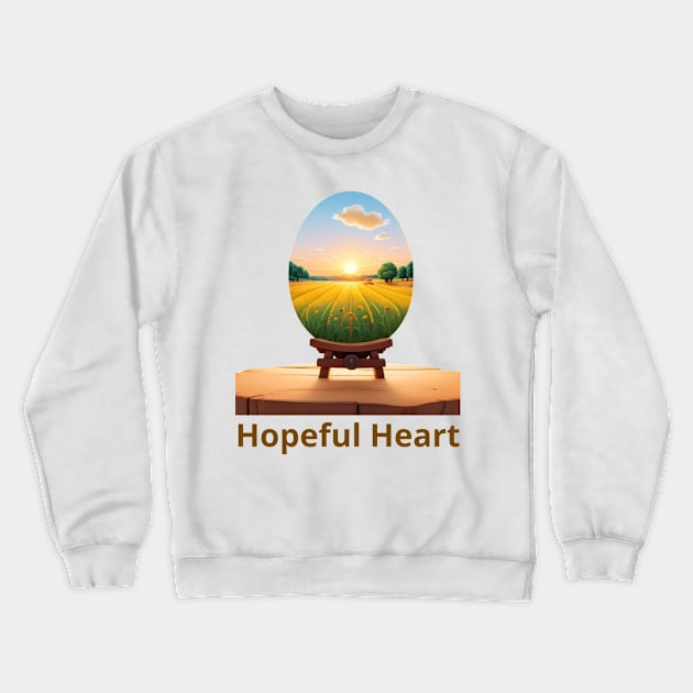 Hope ful Heart / Spring Flowers / Spring Vibes Crewneck Sweatshirt by benzshope